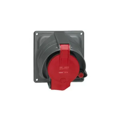 Panou montaj priza Prisinter Hypra - IP44 - 380/415 V~ - 63 A - 3P+E - plastic