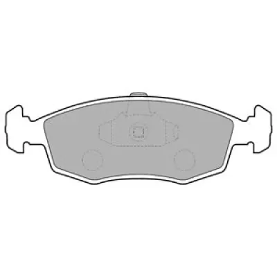 Set placute frana, frana disc DELPHI LP1549