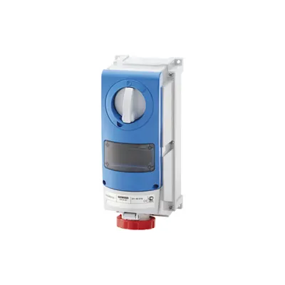 Priza Industriala Fixa cu Interblocaj 3p+e 32a Ip66 380-440v 3h