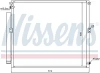 Radiator clima AC cu uscator TOYOTA LAND CRUISER PRADO 3.0D intre 2002-2010