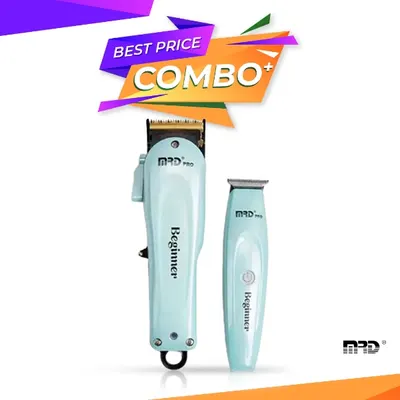 RESIGILAT (31426) Set MRD - Masina de tuns + Masina de contur - fara fir - Beginner Blue