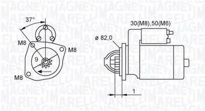 Electromotor (12v, 2,5kw) Citroen Jumper; Fiat Ducato; Peugeot Boxer 2.3d 2.8d Dupa 1999