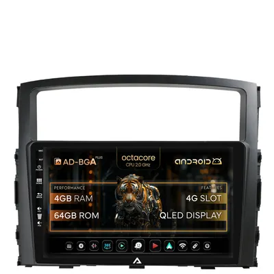 Navigatie Mitsubishi Pajero (2006-2014), Android, A-Octacore 4GB RAM + 64GB ROM, 9 Inch - AD-BGA9004+AD-BGRKIT271