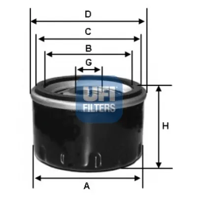 Filtru ulei UFI 23.413.00