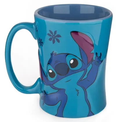 Cană 3D Pyramid Disney: Lilo & Stitch - Stitch (Happy)