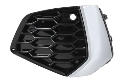 Grila bara Fata Stanga plastic, aluminiu negru potrivit AUDI A3, A3 ALLSTREET 11.19- 07.16