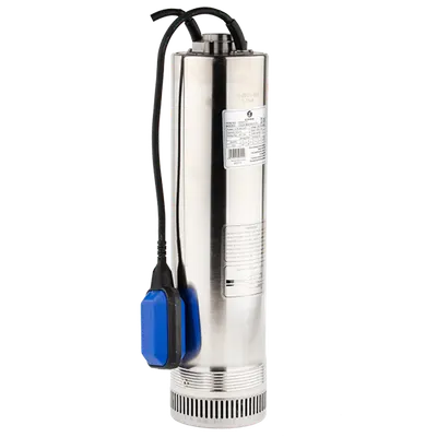 Pompa submersibila din inox, cu plutitor, 125SCM Gmax, 750W, 130 l/min, H ref. 43m