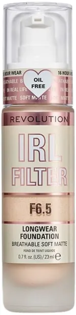 Makeup Revolution Fond de ten de lunga durata IRL Filter, F6.5, 23 ml