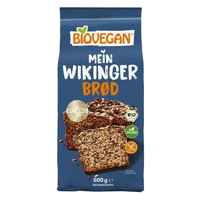 Premix Bio pentru Paine fara Gluten, Wikinger Brod, Biovegan, 600 g