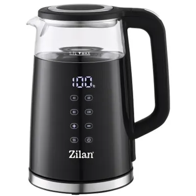 Fierbator Electric, Putere 2200W, Ecran Digital, Capacitate 1.7 l, Negru