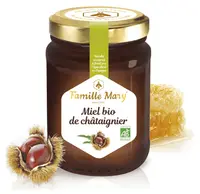 Miere bio de albine din castane, 230 g, Famille Mary