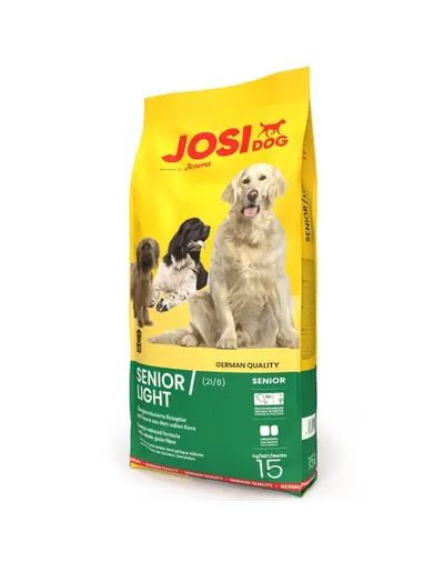 JOSERA JosiDog Senior Light 15 kg hrana caini batrani si mai putin activi