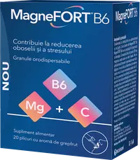 Magnefort B6, 20 plicuri, Biofarm