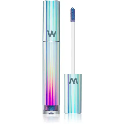WONDERSKIN Wonder Blading Top Gloss lip gloss cu particule stralucitoare culoare Blue Glitter 4 ml