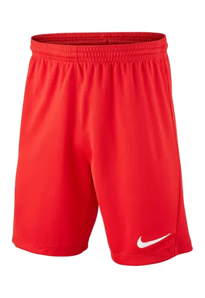 Pantaloni scurti cu tehnologie Dri-FIT pentru fotbal Park III - Alb/Rosu vermillion