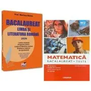 Pachet Bacalaureat 2026. Limba si literatura romana si Matematica M2 Tehnologic. Teste
