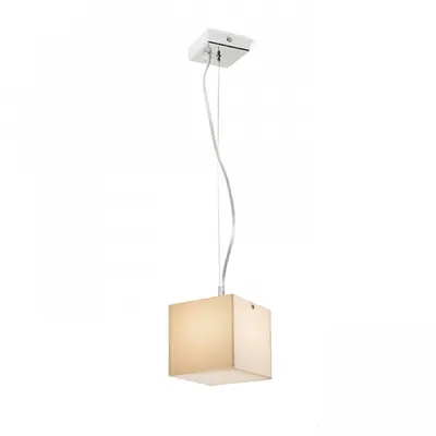LUCIA 15x15 Corp de iluminat suspendat satinated sticla/crom 230V G9 33W