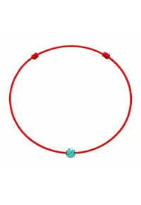 Bratara martisor decorata cu cristal Preciosa - Turcoaz