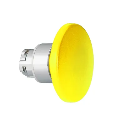 Cap buton ciuperca , Ø22MM 8LM METAL SERIES, diametru, Ø60MM. YELLOW