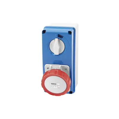 Priza Industriala Fixa cu Interblocaj 3p+n+e 16a Ip67 380-415v 6h