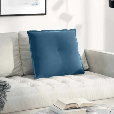 vidaXL Perna pentru spate albastru 60 x 50 cm Țesătură din corduroy
