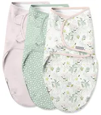 Scutece pentru înfășat SwaddleMe - By Ingenuity, Peekaboo Panda, 3 bucăți
