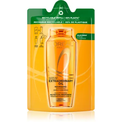 L’Oréal Paris Elseve Extraordinary Oil sampon hranitor pentru par uscat Refill 250 ml