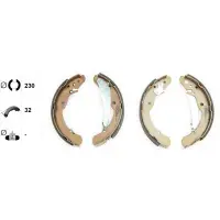 Set saboti frana TEXTAR 91052400