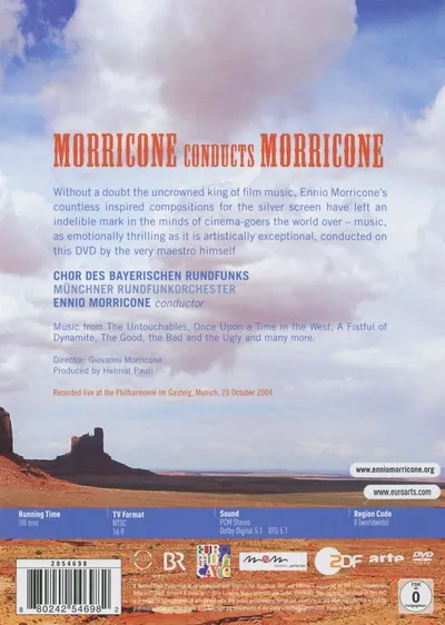 Morricone Conducts Morricone (DVD) | Ennio Morricone, Ennio Morricone, Susanna Rigacci, Gilda Butta, Munchner Rundfunkorchester