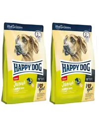HAPPY DOG Junior Giant miel si orez 30 kg (2 x 15 kg) hrana caini juniori talie foarte mare