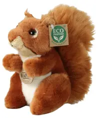 Jucărie de plus Rappa Eco Friends - Veveriţă, 18 cm