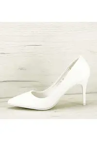 Pantofi eleganti albi BG1313 02 10653 - Alb