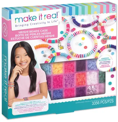 Set creativ Make it Real - bijuterii cu mărgele plate