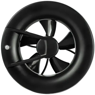 Ventilator inteligent Blauberg - O2 Supreme, Wi-Fi, Ø100/125 mm, negru
