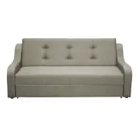 Canapea extensibila VALY II, 3 locuri, cu lada depozitare, bej, 215x90x95 cm