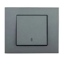 Intrerupator Cap Scara ST Grano Met Ovivo OV00156, 10A, 250V, IP20, fumuriu