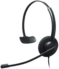 Căști cu microfon Addasound - Crystal 2731 Mono, negre