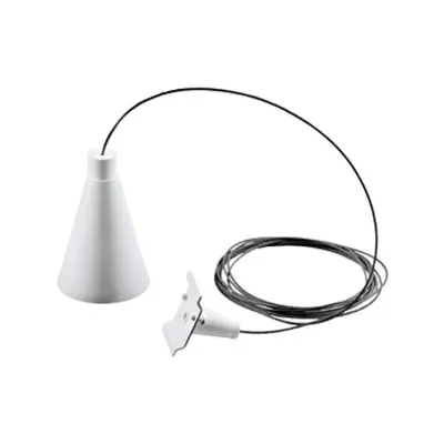 3-phase Rope suspension plastic, wire rope white