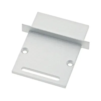 Profile end cap CLI angular with longhole incl. Screws