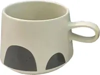 Ceaşcă Maison - Scandi, New Bone China, 320 ml, alb/gri închis