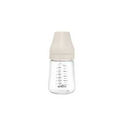 Biberon pa anticolici premium cu tetina s, crem (160 ml)