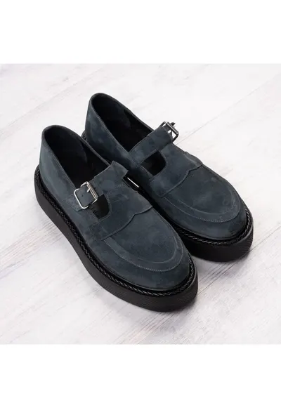 Pantofi din piele Celine - Gri