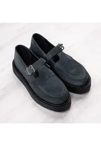 Pantofi din piele Celine - Gri