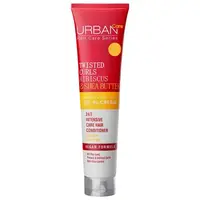 Crema pentru par cret cu Hibiscus si unt de Shea, 175 ml, Urban Care