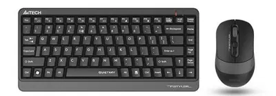 Set tastatură și mouse A4tech – FGS1110Q, wireless, gri