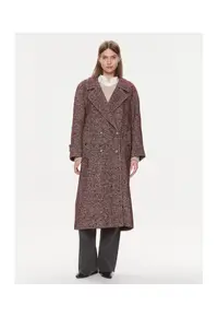 Palton dama - Wardrobe - 303180171 - Lana/Poliester/Textil - Rosu - Rosu