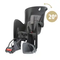 Scaun Pentru Copil Bicicletă, Cu Funcție De Înclinare BILBY Negru / Gri