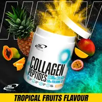 Collagen Peptides – Acid hialuronic și vitamine, Fructe tropicale, 300g