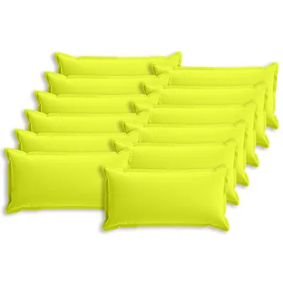 vidaXL Husă pentru pernă 12 buc. HOUTEN Verde strălucitor. 40 x 80 cm