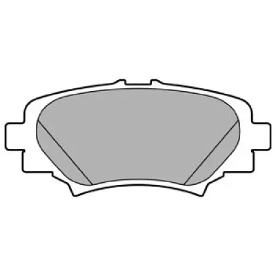 Set placute frana, frana disc DELPHI LP2702